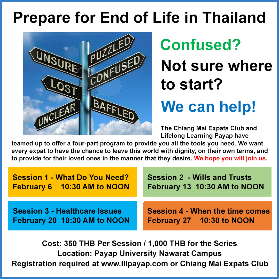 Prepare for End of Life in Thailand – When the Time Comes