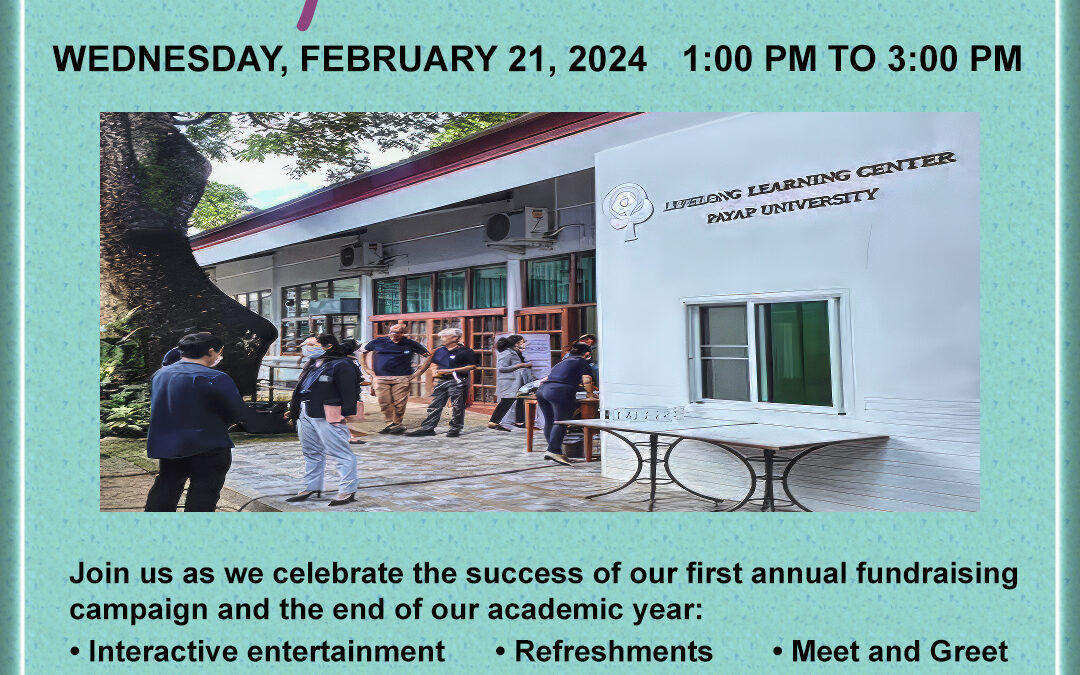 Lifelong Learning Payap Open House