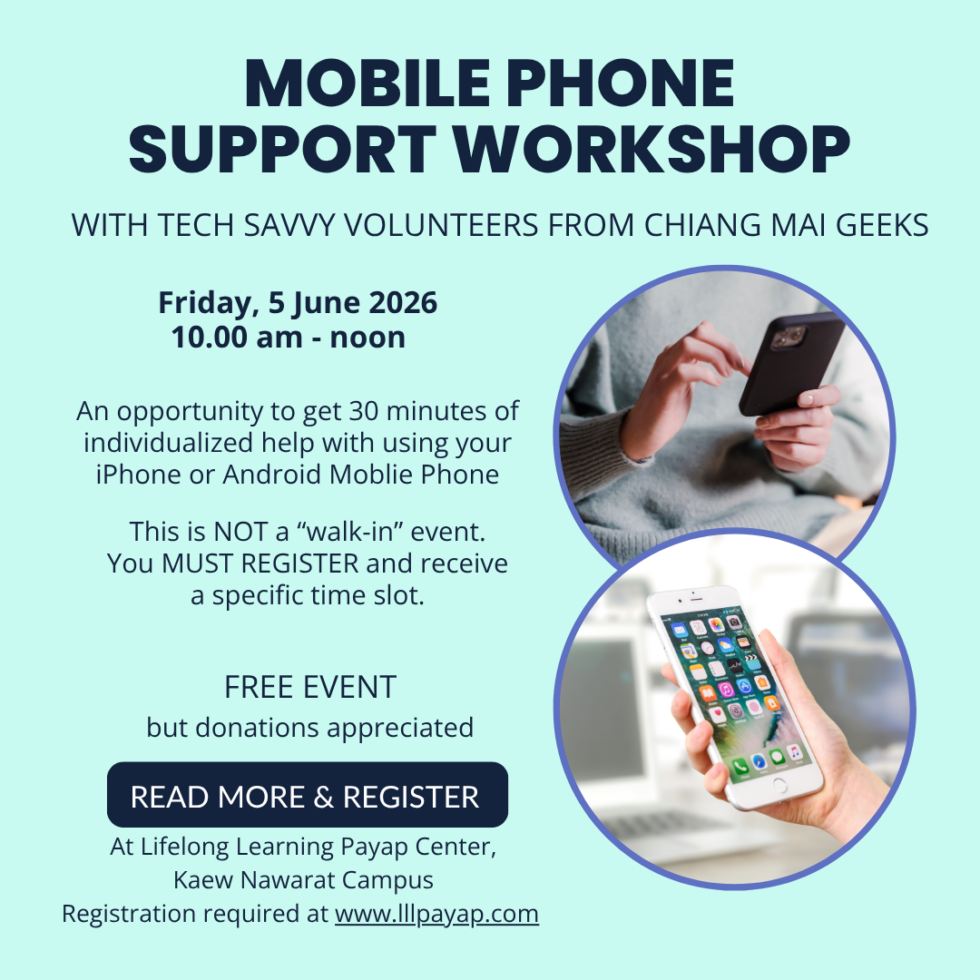 lifelong learning chiang mai thailand