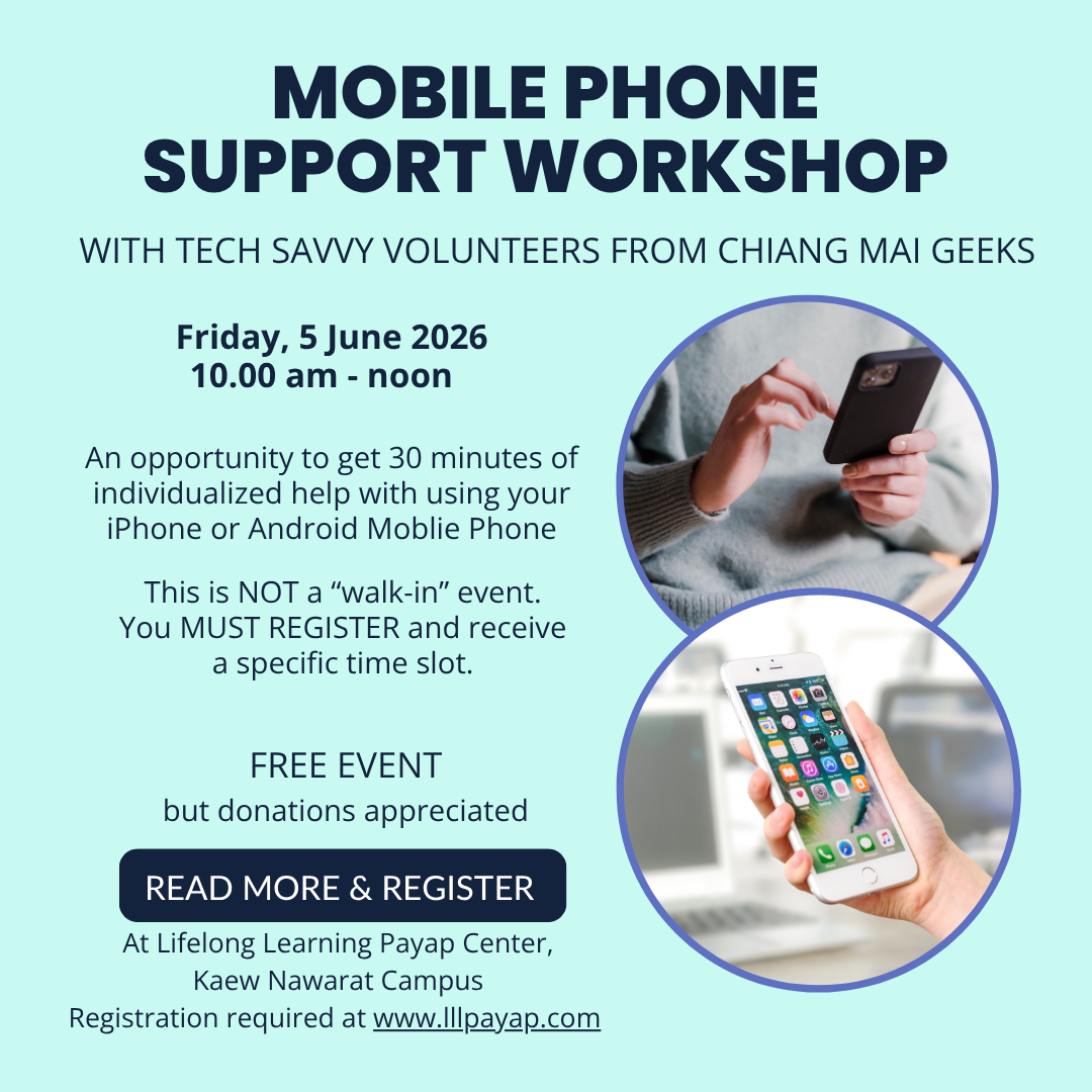 lifelong learning chiang mai thailand