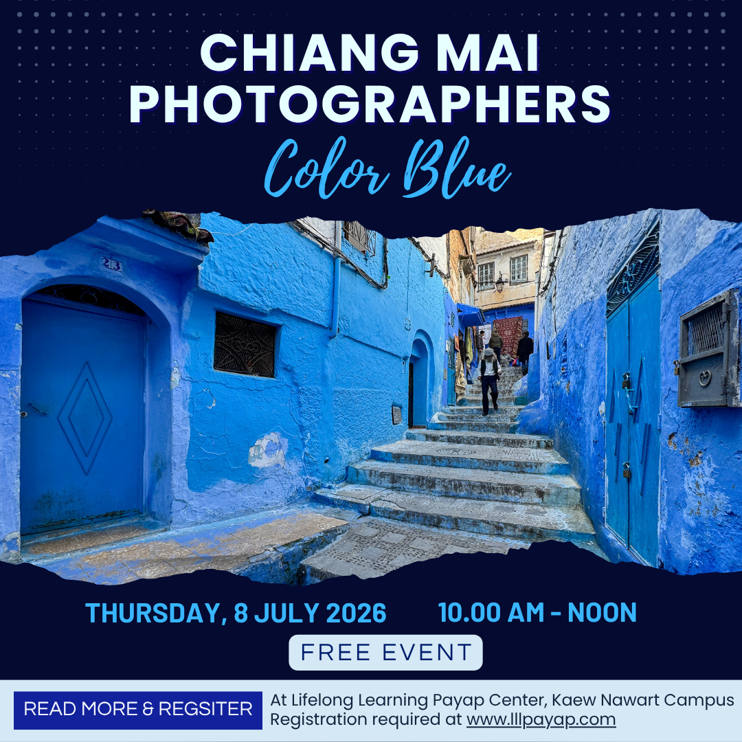 1 Ad CM photographers 8 July Chiang Mai photographers Colour blue