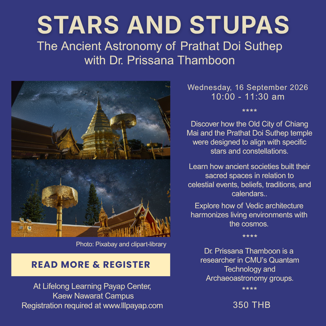 Ad stars and stupas(1) Stars and Stupas: The Ancient Astronomy of Prathat Doi Suthep