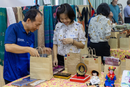 Loads of stuff for sale at the Lifelong Learning Payap Open House 2024