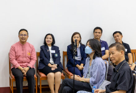 Honored guests from Payap University at the Lifelong Learning Payap Open House 2024