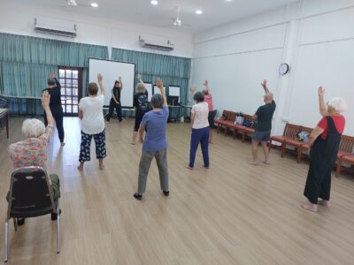 Qigong at Lifelong Learning Payap, for balance and self-empowerment