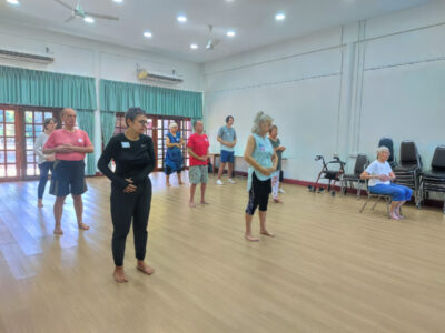 Qigong at Lifelong Learning Payap, for balance and self-empowerment