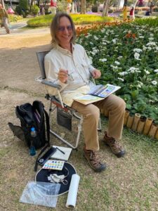 Sketching Chiang Mai at Lifelong Learning Payap