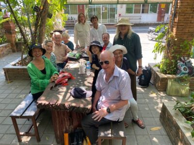 Budding artists at Sketching Chiang Mai course
