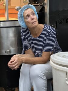 Learning how the chocolate is made at Siamaya Chocolate