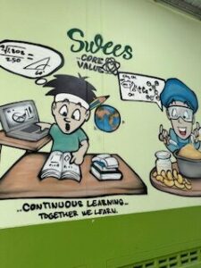 swees cheese factory tour painting