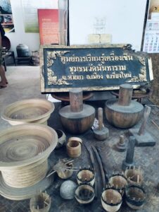 Excursion to Tai Khuen, Tai Yong, and Tai Lue Communities pots