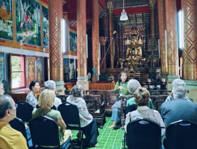 Excursion to Tai Khuen, Tai Yong, and Tai Lue Communities inside temple
