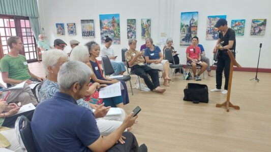 sing-along with teh group