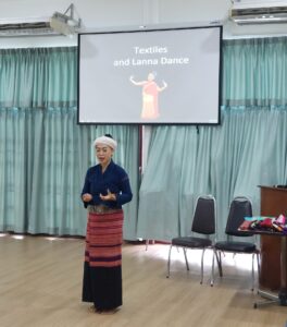 Textiles and Lanna Dance presentation