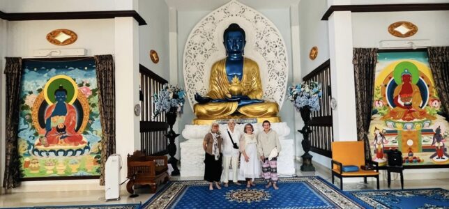 Buddha statue at Songdhammakalyani Monastery, Nakhon Pathom, Thailand