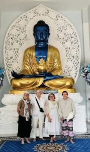 Buddha statue at Songdhammakalyani Monastery, Nakhon Pathom, Thailand 2
